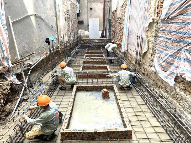 Thi công phần thô là hạng mục quan trọng trong xây nhà trọn gói