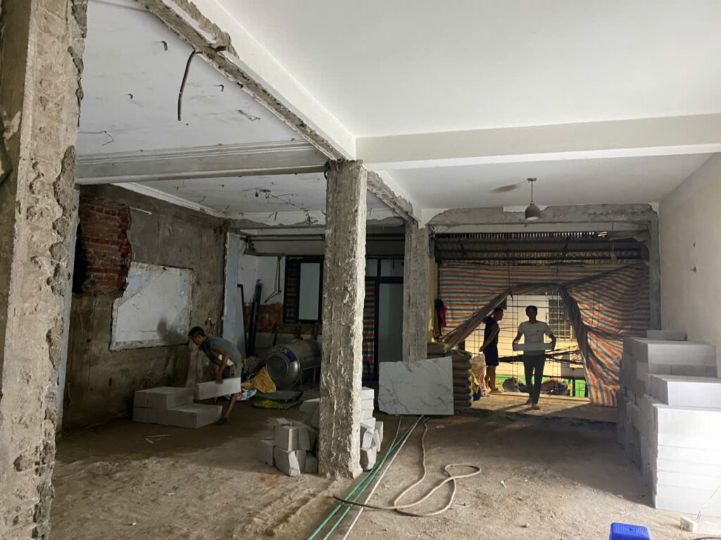 Khảo sát trước khi cải tạo sửa chữa nhà