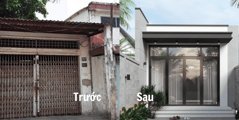 Dự án cải tạo nhà cũ cấp 4