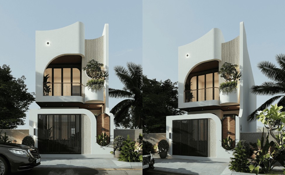 Mẫu thiết kế kiến trúc phong cách Wabi Sabi: Mộc mạc, tôn vinh sự tối giản và nét đẹp không hoàn hảo.