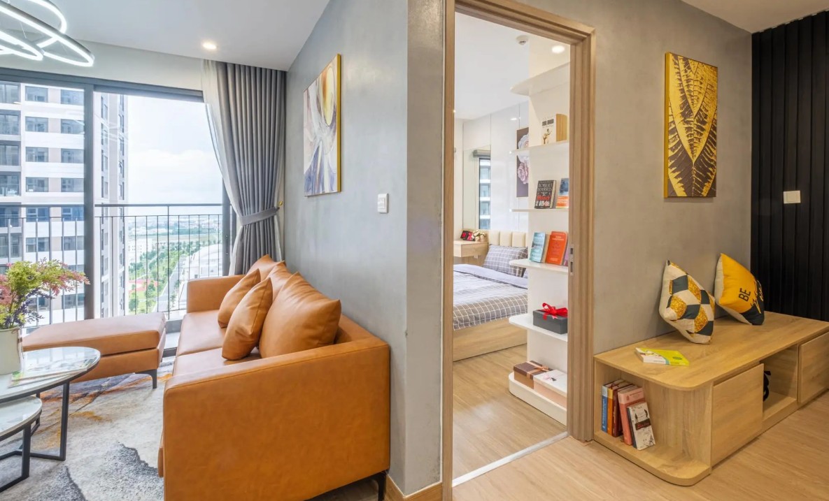 Tối ưu diện tích căn hộ nhờ việc thiết kế nội thất chỉn chu.